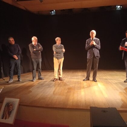 Il Presidente insieme ad Edoardo presentano i vincitori del Premio DOSCAR