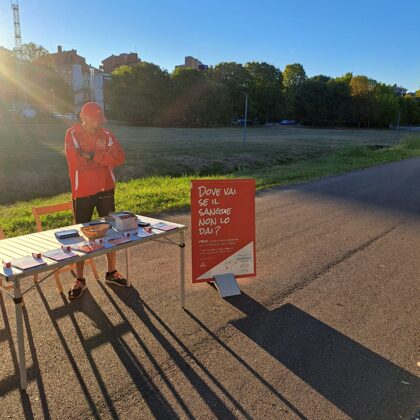 Banchetto DOSCA alla Corsa dei Tre Parchi