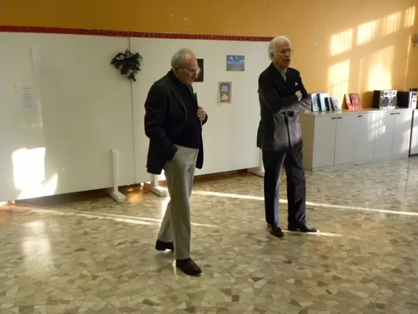 Il Dr. Toschi e il Dr. Szego introducono la festa