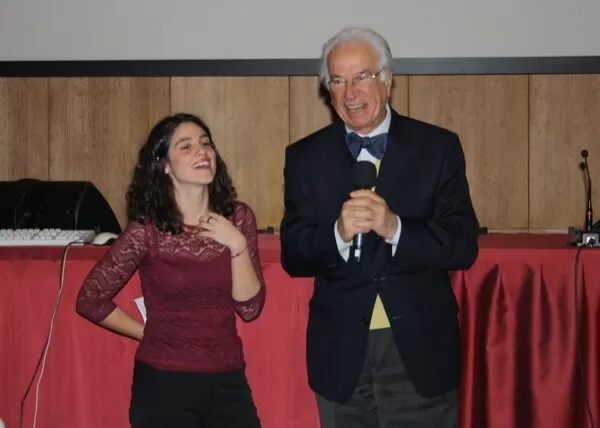 Caterina Toschi e il Dr. Szego