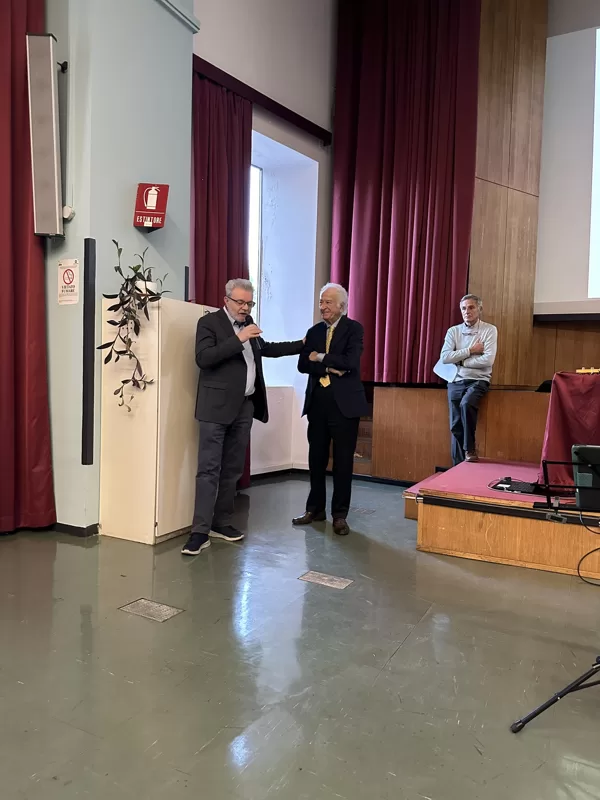 IL PRESIDENTE EDUARDO SZEGO E IL PRIMARIO DR. IVO BEVERINA