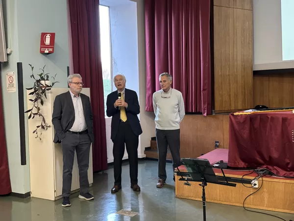 IL PRESIDENTE EDUARDO SZEGO E IL PRIMARIO DR. IVO BEVERINA