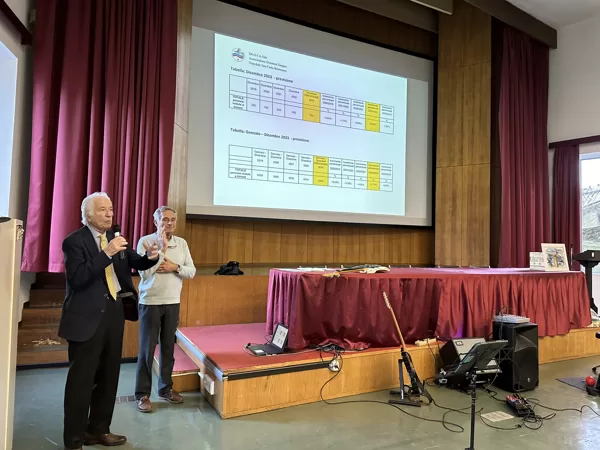 IL PRESIDENTE EDUARDO SZEGO E IL VICE PRESIDENTE ALDO MAJNO