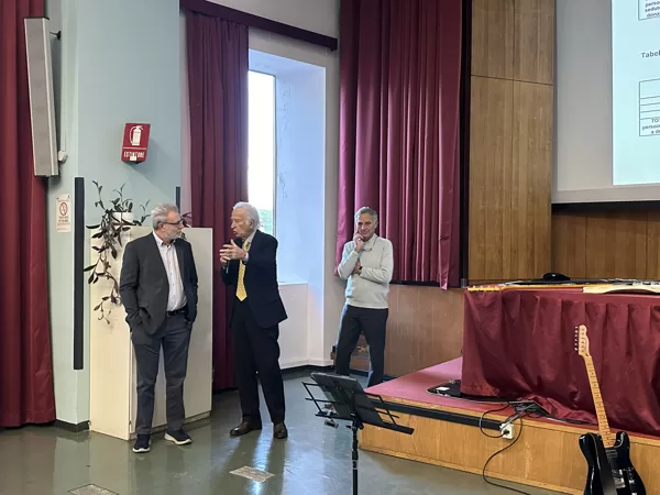 IL PRESIDENTE EDUARDO SZEGO E IL PRIMARIO DR. IVO BEVERINA