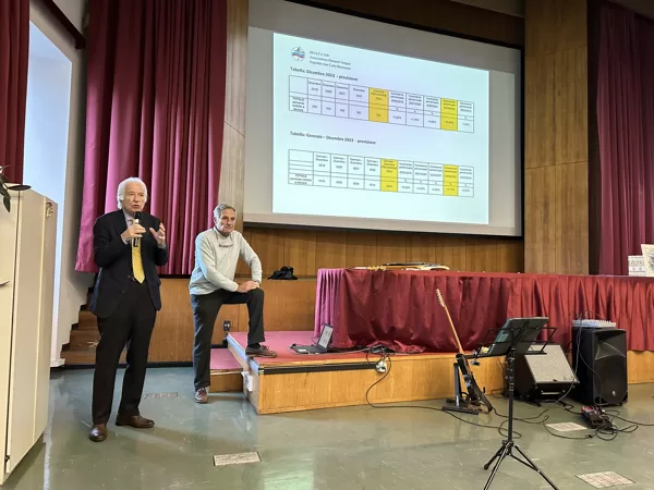 IL PRESIDENTE EDUARDO SZEGO E IL VICE PRESIDENTE ALDO MAJNO