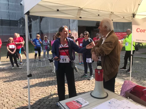 QUATTRO PASSI IN COMPAGNIA - di DOSCA - il Presidente Eduardo Szego e il Sindaco di Settim