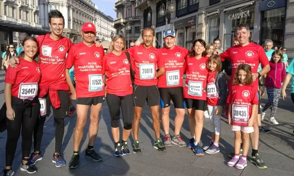 Il nostro gruppo runner alla Deejayten di Milano 2018