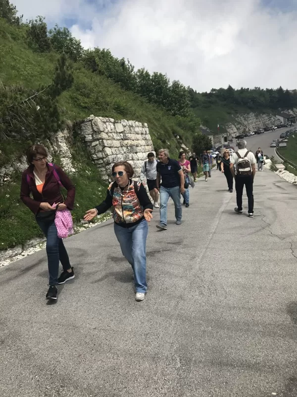 In cammino sul Monte Grappa