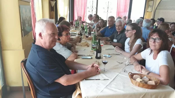 I donatori a pranzo insieme