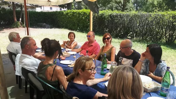 I donatori pranzano insieme