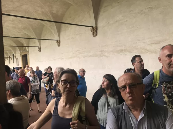 Visita nel chiostro piccolo